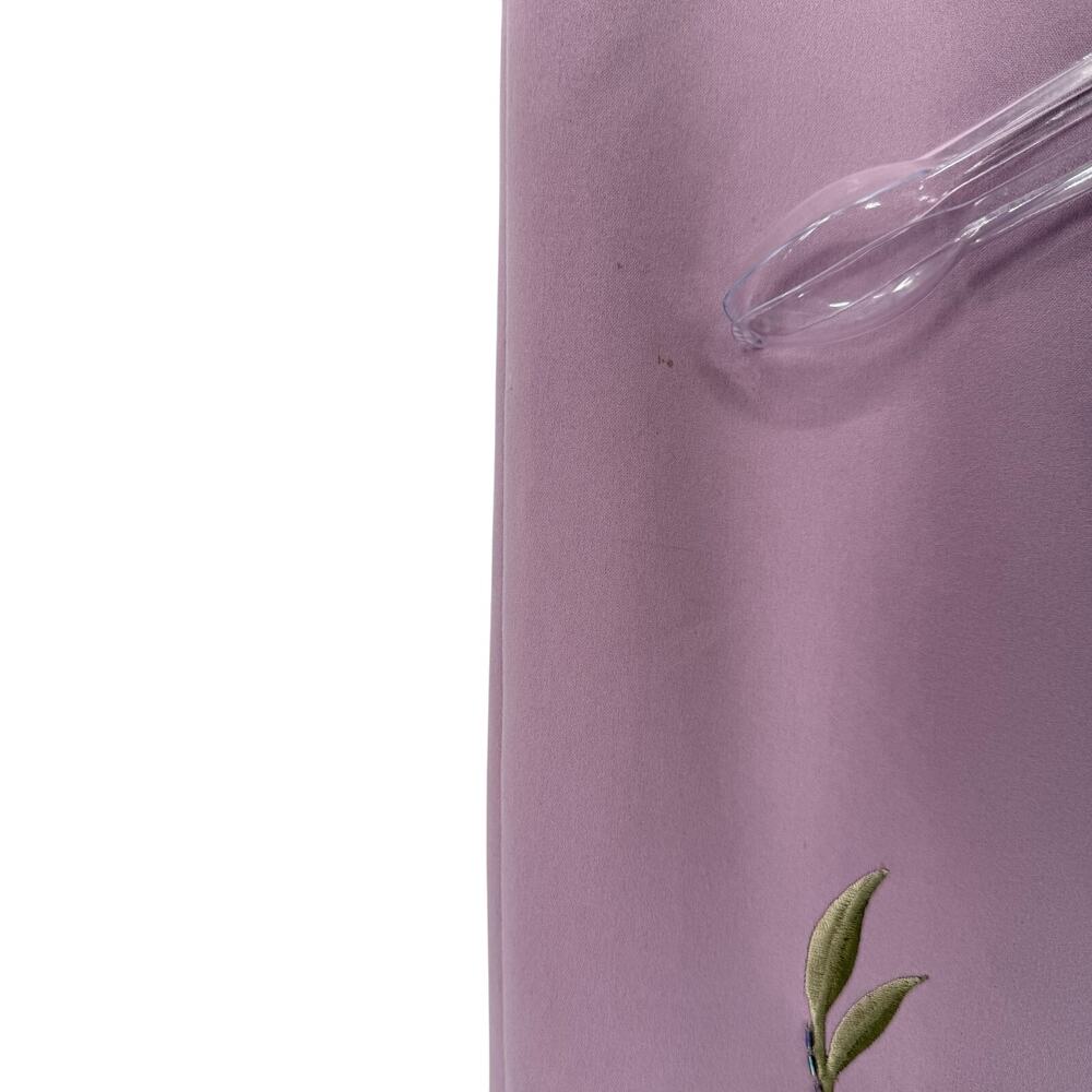 Y2K Vintage Maggy London Embroidered Maxi Dress Fairy Cottage Lavendar Floral 14 - Picture 4 of 14